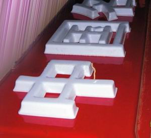 吸塑燈箱發光字制作