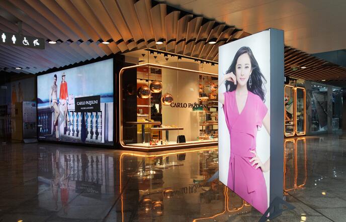 無邊框卡布uv軟膜燈箱